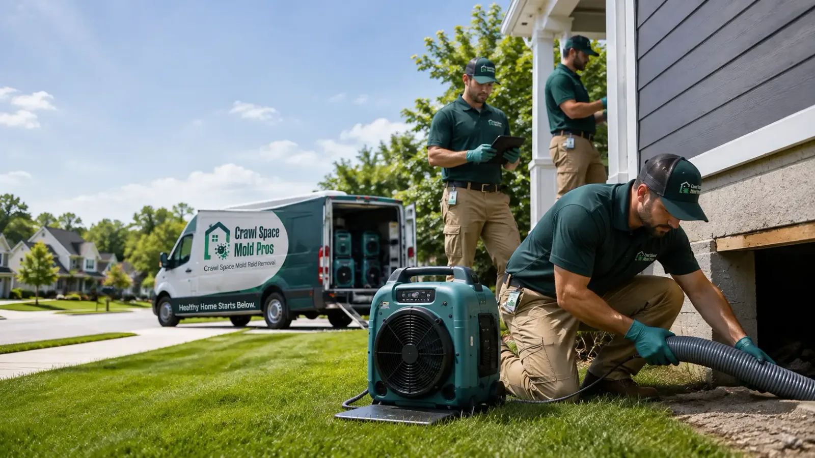 Crawl Space Mold Removal in Centennial, WY